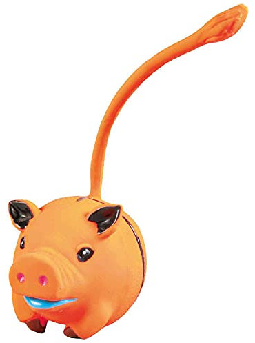 Trixie 3462 Boule avec Queue, Latex, 6 cm, Une pièce (Quatre Variantes)