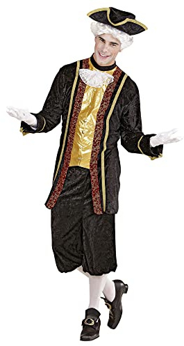 WIDMANN Venetian NOBLEMAN (kappa med jabot, byxor, hatt) – (S)