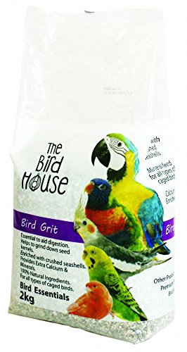 Happy Pet Bird Grit Premium Natural Mineral Supplement Healthy Calcium Rich for Digestive Health Food Ideal for Caged Parrots Finches Cockatiels 2Kgs
