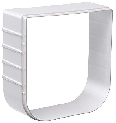 Ferplast Extensión para Puerta para Perros pequeños y Gatos, Gatera, Puerta basculante Swing 1 Extension, 15,5 x 5 x h 16 cm - Profundidad 5 cm, Blanco