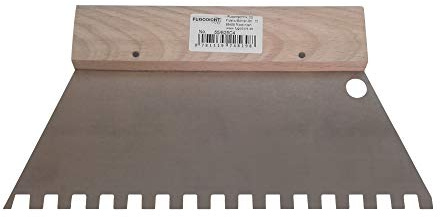 Fugodicht Leim Klebstoff Zahnspachtel Bodenleger Normalstahl C4 8x8mm gezahnt 250mm