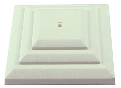 15 x Linic Plastic Fence Post Cap, White, 3, Rot Proof. (GT0045). UK Made. Free UK Postage