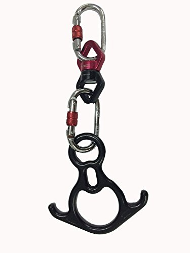 F.Life Aerial Dance Rigging Hardware Kit mit Rescue Figure 8, Rope Swivel und Steel Carabinern