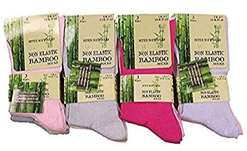 Super Soft Bamboo Socks (UK 4-7, EU 37-42) – Antibacterial, Odour-Combatting, Moisture-Absorbing, Non-Elastic Comfort in Neon Assorted (UK, Alpha, One Size, Regular, Regular, 6, Assorted Neon)