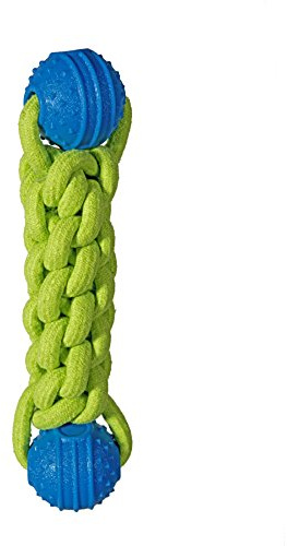 Chase 'n Chomp Rolo Super Tough Tug Floating Dental Ball Dog Toy, Large
