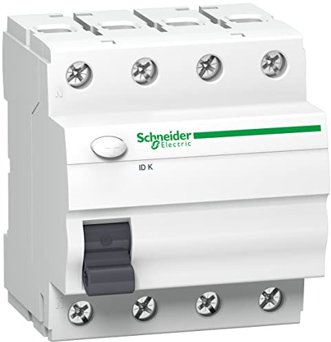 Schneider Electric Disjoncteur différentiel FI ACTI9 ID K 4 pôles 5 A 30 mA Type A Référence A9Z01425