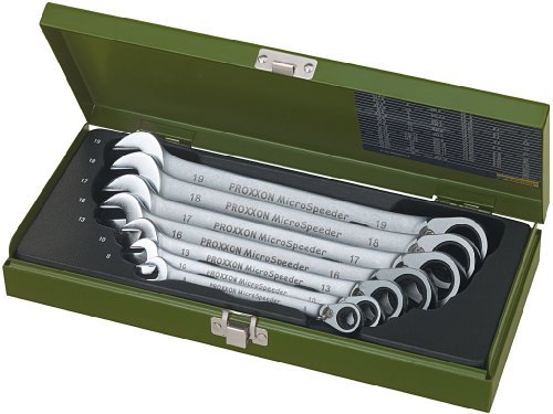 Proxxon Microspeeder Ratschen Ringmaulschlüssel Satz 7-tlg. 15° Abwinkelung