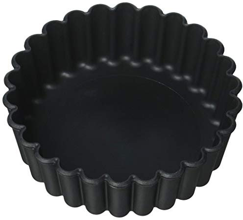 MatferBourgeat Exoglass Mini Pie Fluted Moulds - 100mm 4 (Pack 12)