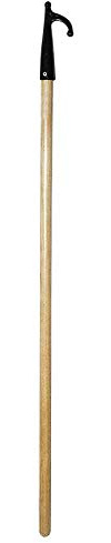 Nuova Rade 120 cm Bootshaken Holz Stiel Ø 30mm Nylon Kopf schwimmfähig