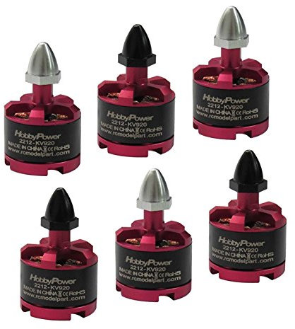 hobbypower 2212 920KV Brushless Motor CW CCW für F550 S550 DIY Hexacopter (6 Stück)