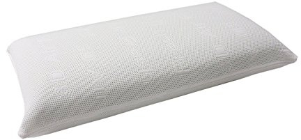 Dibapur ® Visco Memory Nackenstütz Kopfkissen mit 3D Air Fresh Bezug 40cm x 70cm x 14cm Orthopädisches Kissen Nackenkissen