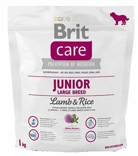 Brit Care Junior Lamm und Reis Hundefutter , 1er Pack (1 x 12 kg)