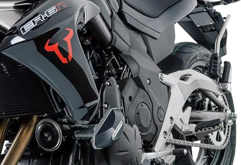 Sturzpad-Kit, schwarz, Kawasaki ER-6n (2012-)