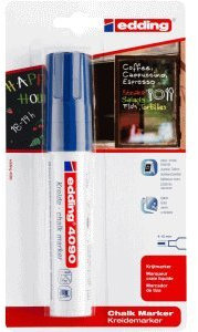 edding 6 x Kreidemarker 4090 4-15mm blau
