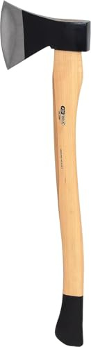KS Tools 140.2066 - Hacha de leñador, cabeza forjada de acero especial de gran calidad