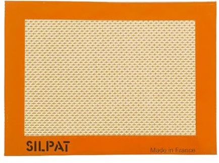 Silpat AE275200-01 Premium Non-Stick silikon bakmatta, 7-7/8 tum x 10-7/8 tum, brun
