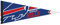 WinCraft NFL Filz-Wimpel, 75 x 30 cm, Buffalo Bills – Einheitsgröße