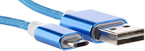 Callstel Smartphone Ladekabel: Lade-/Datenkabel USB auf Micro-USB mit beidseitigen Steckern, 100 cm (Ladekabel Micro, Huawei, Festplatten Adapter)