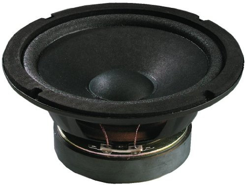 MONACOR SP-17/4 Universal-Lautsprecher, Loudspeaker ideal für die Wiedergabe des Tiefmittelton-Bereichs, Mid-Range Lautsprecher für den Selbsteinbau, in Schwarz