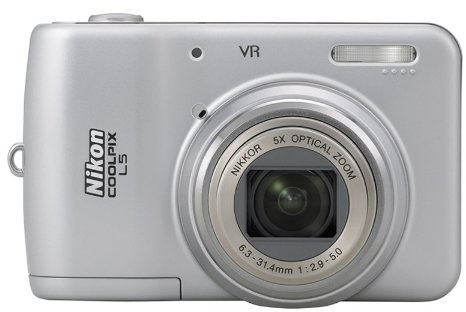 Nikon Coolpix L5 - Cámara Digital Compacta 7.4 MP (2.5 Pulgadas LCD, 5X Zoom Óptico)