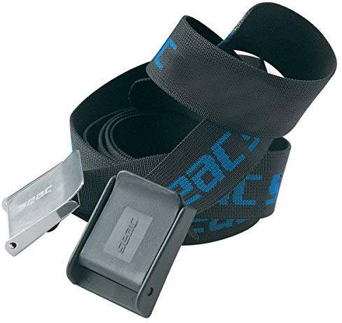 SEAC Bleigurt mit Metallschnalle schwarz/blau