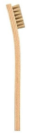 MG Chemicals 852 Cepillo de limpieza no abrasivo para dispositivos electrónicos, mango de madera de 7-3/4 , cerda de cerdo, 1-3/8 de largo x 7/16 de ancho