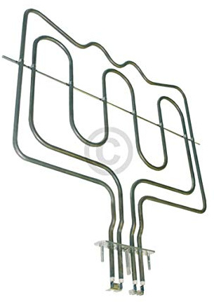 Elemento calefactor para horno y parrilla de 2900 W, 1900 + 1000 W