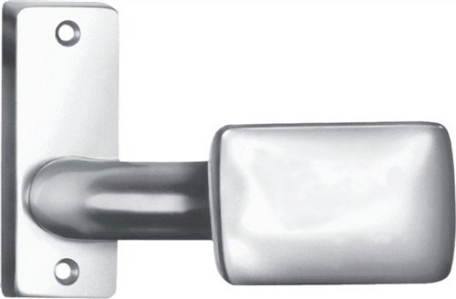 Türknopf 485D gekröpft drehbar Leichtmetall F1 silberfarbig a.4KT Rosette
