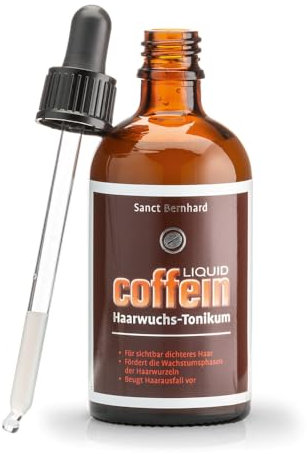 Sanct Bernhard Coffein Liquid Haarwuchs-Tonikum mit Biotin, D-Panthenol, Biotin, Vitamin E, F 100 ml