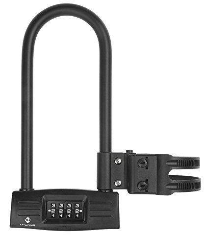 M-Wave Bügelschloss Zahlen BD 260, Schwarz