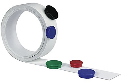 Legamaster 7-185400 Magnetschiene selbstklebend, 5 x 100 cm, weiß