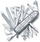 Victorinox Swiss Champ Swiss Army Knife, Medium, Multi Tool, 31 Functions, Blade, Scissors, Silvertech