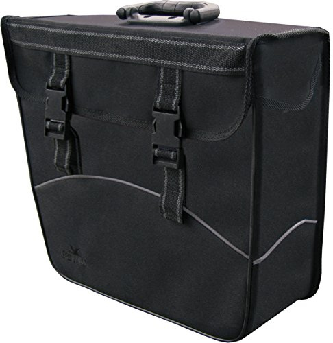 Greenlands Fahrradtasche Packtasche Einkaufstasche Shoppingtasche schwarz (Links)