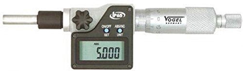 Digital-Anbau-Messschraube, DIN 863, IP65, 0 - 25 mm / 0 - 1 inch