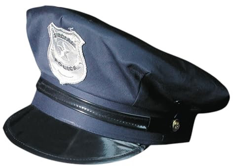 Boland 97050 – polismössa för vuxna, hatt för polisdräkt, karnevaldräkt, huvudbonad för kostymer, karneval, halloween, JGA