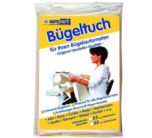 Bügeltuch für Bügelmaschine - universal für Walzenbreite 85cm (Miele, Cordes)