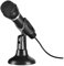 Speedlink CAPO Desk & Hand Microphone - table and handheld microphone - excellent sound quality for voice and vocal recordings, black