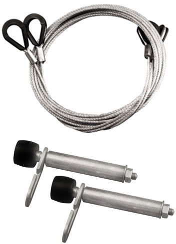 Garador Canopy Garage Door Repair Kit Includes Cables/Nut Type Roller Spindles 2¾ Canopy
