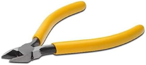 DIGITUS Präzisions Seitenschneider - 9.45 mm Öffnung - AWG 22-26 - Schneidflächen-Härte 64 HRC / Rockwell - Gelb