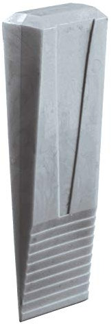 Leborgne, Coin D'Abattage Plastique, Longueur: 21 cm, Épaisseur: 3,5 cm, Poids: 0,24 Kg, pour orienter la Chute de l'arbre Lors de l'abattage, Bord Fin, Pointe nervurée pour Une Meilleure accroche