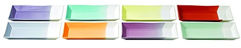Royal Doulton 1815 1815TW25566 23.5cm Rectangular Tray Mixed Set of 8, Porcelain
