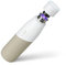 LARQ Bottle Movement PureVis 950ml - Leichte selbstreinigende und nicht isolierte Edelstahl-Wasserflasche mit UV-Wasserreiniger | wiederverwendbar und reisefreundlich | 2 Jahre Garl, White/Dune