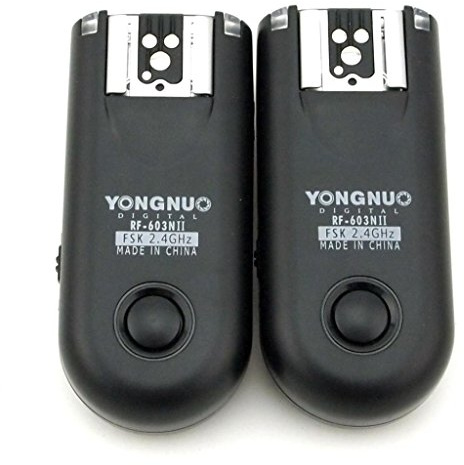 YONGNUO RF-603II N3 Wireless Flash Trigger For Nikon D90 D3100 D3300 D5000 D5100 D5300 D7000 D7100