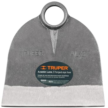 Truper Lane No. 3 Field Hoe Head, 2.1 lb Forged Steel, Heavy-Duty Replacement Hoe Head for Agriculture and Landscaping (Model AL-3/10609)