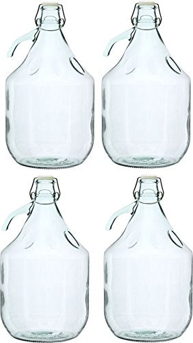 Unbekannt 4 unidades de 5 litros de garrafa con cierre de percha para vino