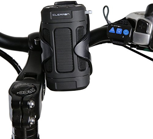 Portable Bluetooth 4.0 Speaker by CLEARON – Wireless Waterproof Speaker with Bike Mount & Remote – Premium Sound Quality &.
