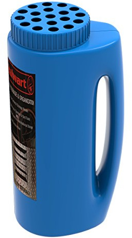 Stalwart 82-YJ487 Winter Salt Dispenser for Deicing - Blue