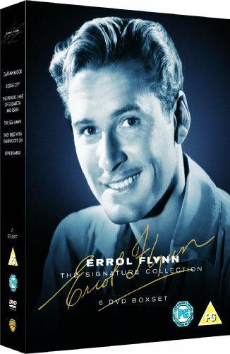 Errol Flynn - Signature Collection Box Set (Dive Bomber, They Died With Their Boots On, The Seahawk, The Private Lives of Elizabeth and Essex, Dodge City, Captain Blood)
