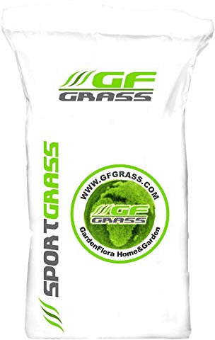 15 kg GF Sport Grass Prato per sport Prato da gioco Prato per bambini e animali domestici Sementi per prato Sementi Sementi per prato a germinazione rapida Miscela di sementi resistenti