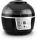 KLARSTEIN VitAir Turbo - Friteuse électrique sans huile, air fryer, Sans huile, Capacité de cuisson de 9L, Chauffage infrarouge halogène, 1400W, 50-230 ° C, Minuterie, Ecran LCD, Noir-gris